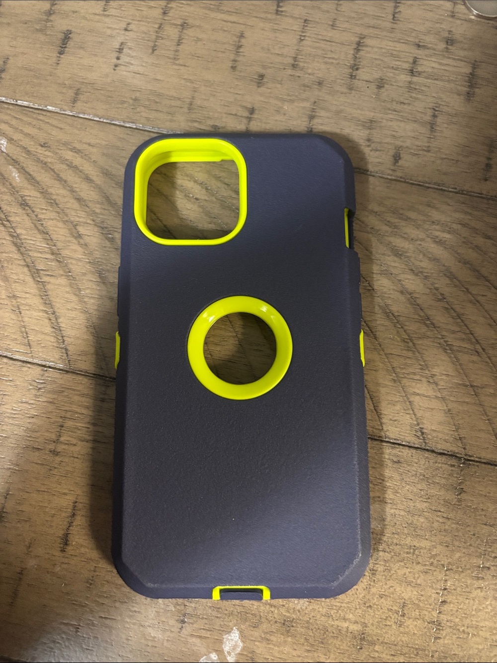 Protective Black and Neon Yellow Phone Case